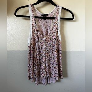 Wet Seal Floral Lace Tank